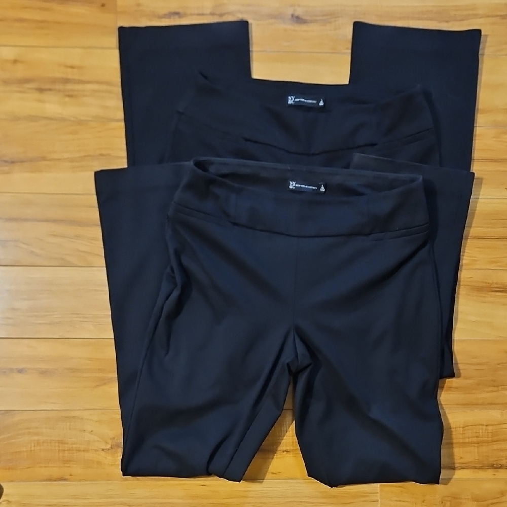 NY&Co Women's Black Pants L Tall